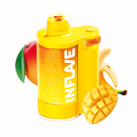 (М) Одноразовая электронная сигарета Inflave Spin 8000 - Манго Банан